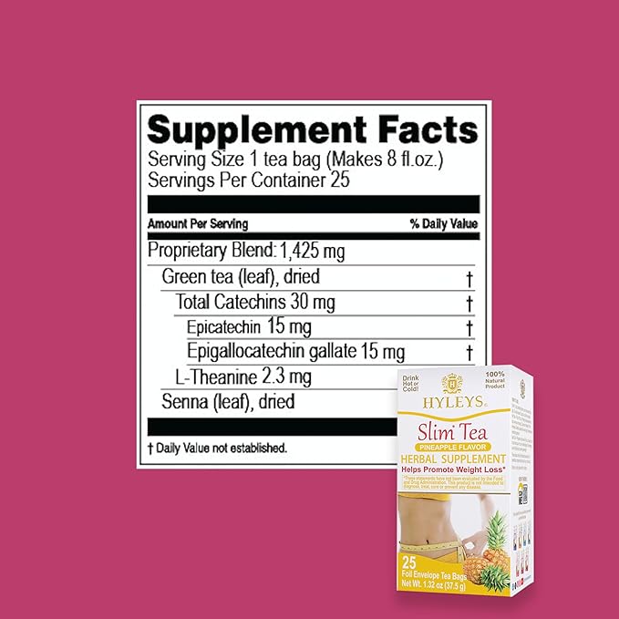 Hyleys Slim Tea Pineapple Flavor - Image 12
