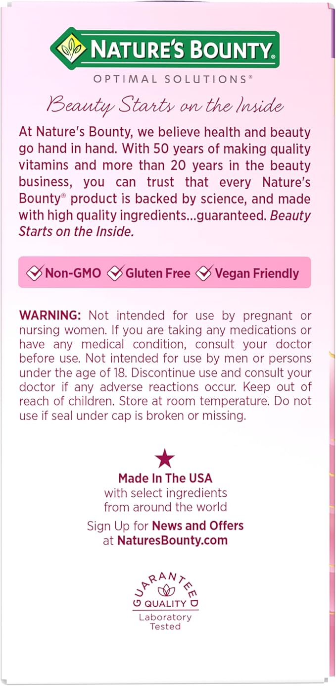 Nature's Bounty Optimal Solutions Advanced Menopause Relief, Menopause - Image 9