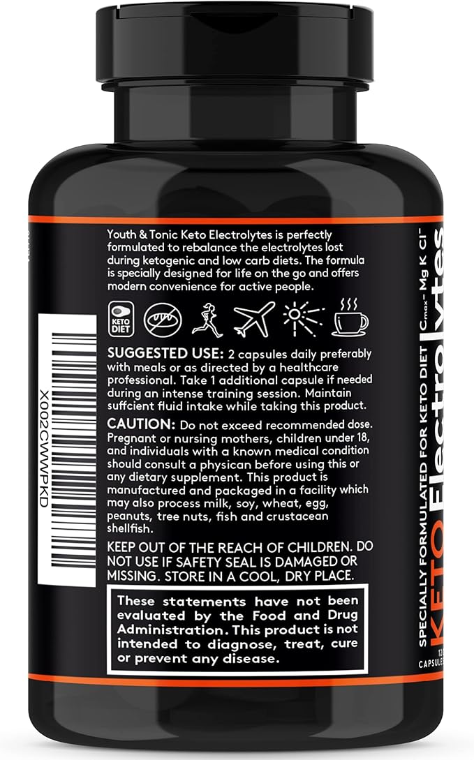 Keto Electrolyte Capsules with MCT, Potassium & Zinc – Probiotics, CoQ10 & - Image 7