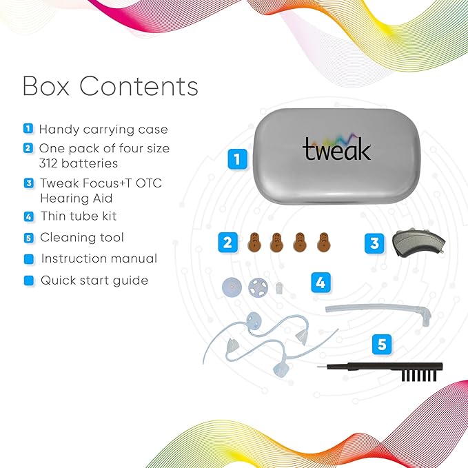 Tweak Focus+T OTC Hearing Aid Device - Image 8