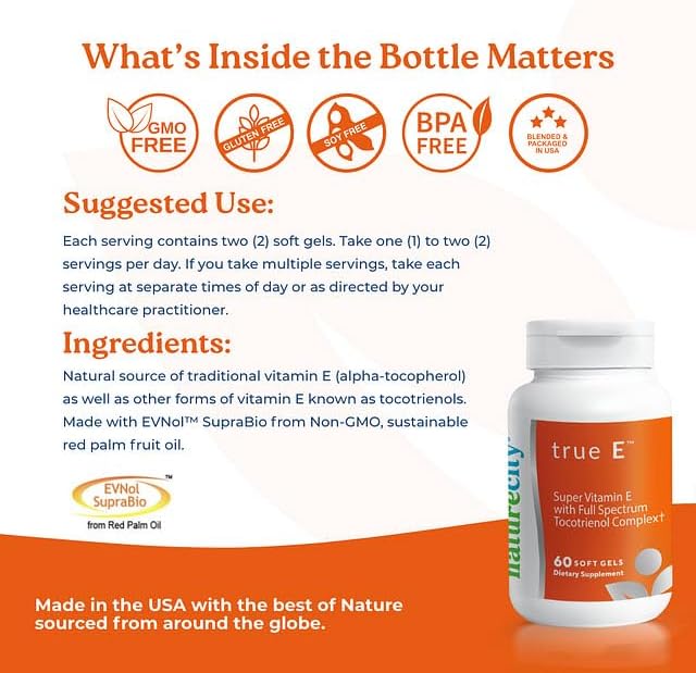 NatureCity True-E Full Spectrum Tocotrienols Vitamin E & Natural Alpha - Image 5