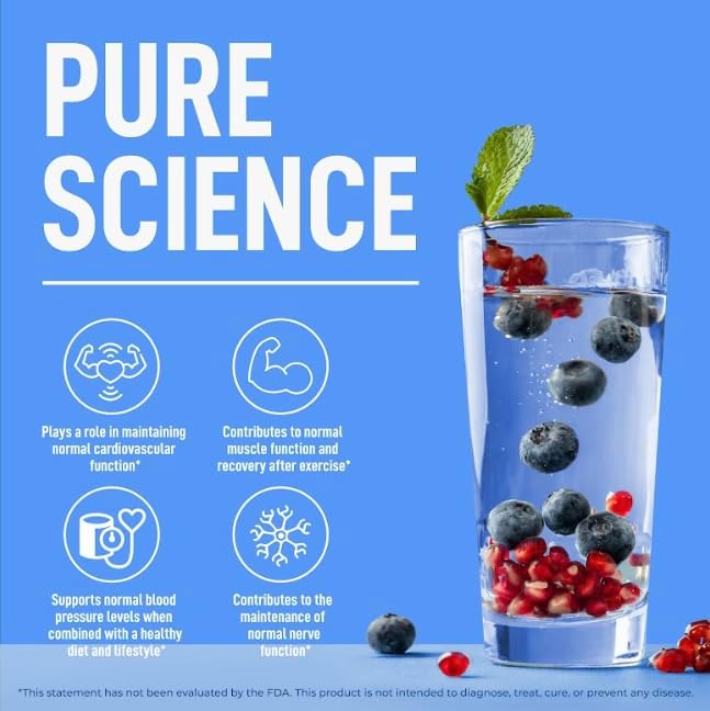 Keppi Electrolytes Powder – Blueberry Pomegranate Flavor 50 Servings – No Sugar - Image 7