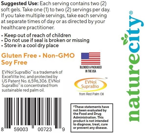 NatureCity True-E Full Spectrum Tocotrienols Vitamin E & Natural Alpha - Image 3