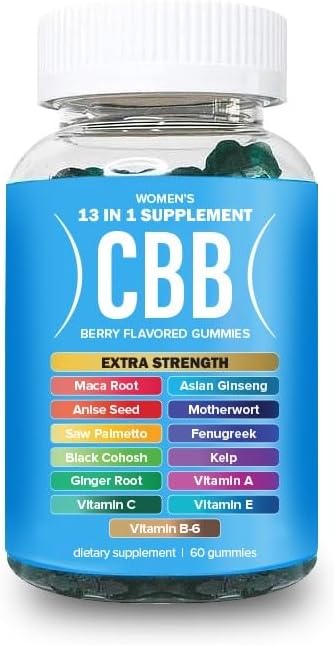 CBB 13 in 1 Women’s Multivitamin Gummies | Herbal & Vitamin Gummy Supplement by CurvyBodyBear