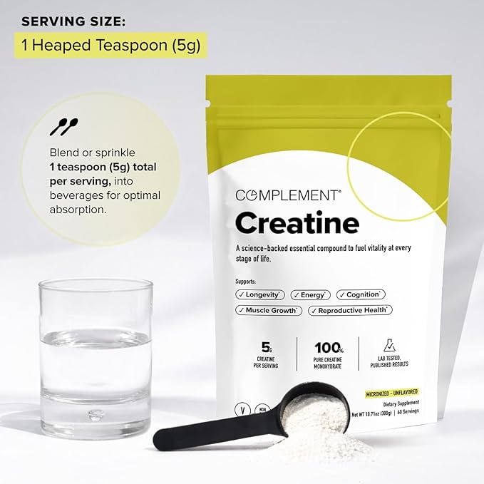 Complement Creatine Monohydrate Micronized Powder - Image 4