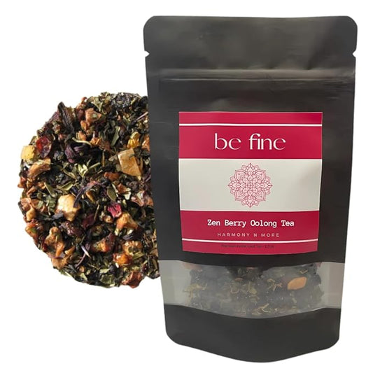 Harmony N More, be fine | Zen Berry Oolong Tea | Premium Loose Leaf Tea | by HarmonyNMore