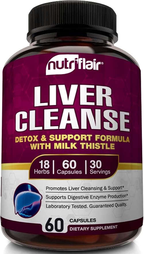 NutriFlair Liver Cleanse Detox & Repair Supplement by NutriFlair