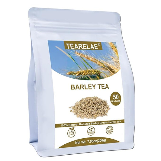 TEARELAE - Barley Bags - 4g x 50 Count - 100% Pure Natural Roated Barley Grains by TEARELAE