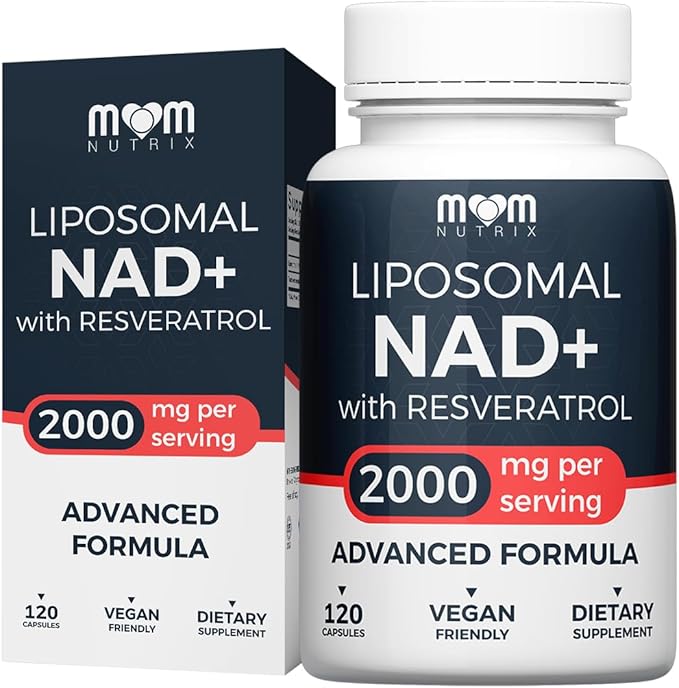 Liposomal NAD Supplement with Resveratrol by MOM+NUTRIX