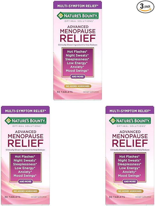 Nature's Bounty Optimal Solutions Advanced Menopause Relief, Menopause by NaturesBounty