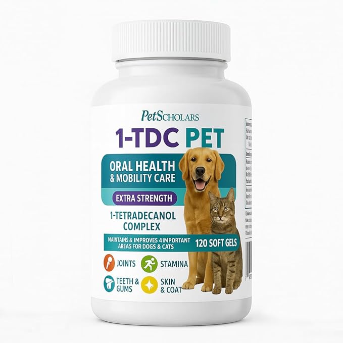 1TDC Dental & Joint Health Softgel Supplement by PetScholars