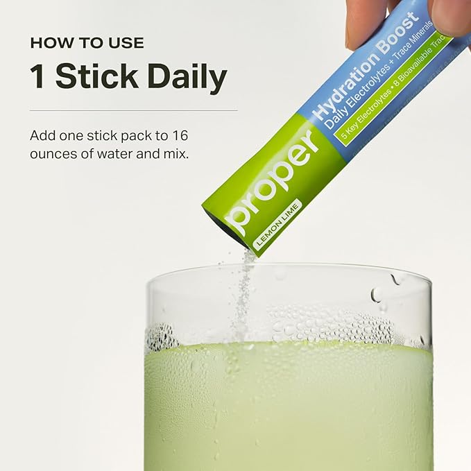 Proper Hydration Sticks – Electrolyte Powder Drink Mix Packets - Image 6