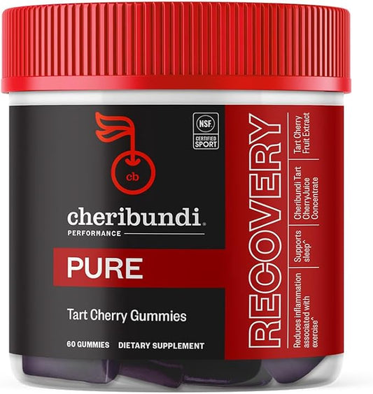 Cheribundi Tart Cherry Gummies Pure | Performance by Cheribundi