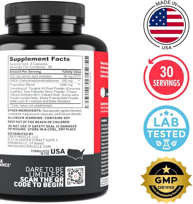 Crazy Muscle Testosterone Booster - Image 5