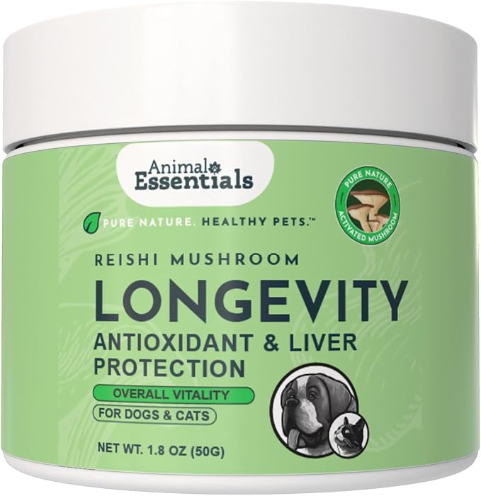 Animal Essentials LONGEVITY Reishi Mushroom Supplement by AnimalEssentials