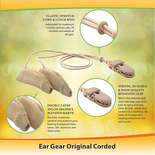Ear Gear Original Corded – Protect Hearing Aids or Hearing Amplifiers from Dirt - Image 2