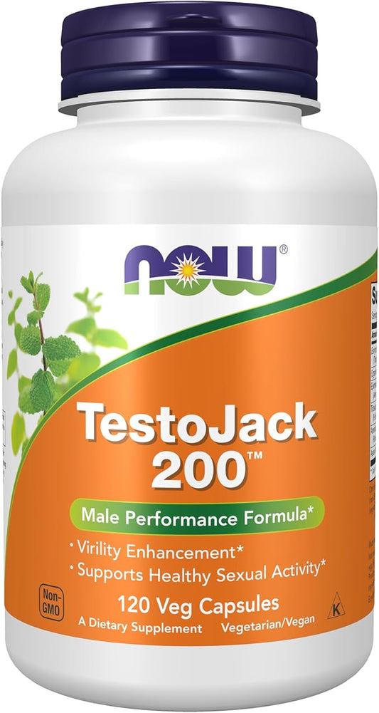NOW Foods Supplements, TestoJack™ 200 by NOW