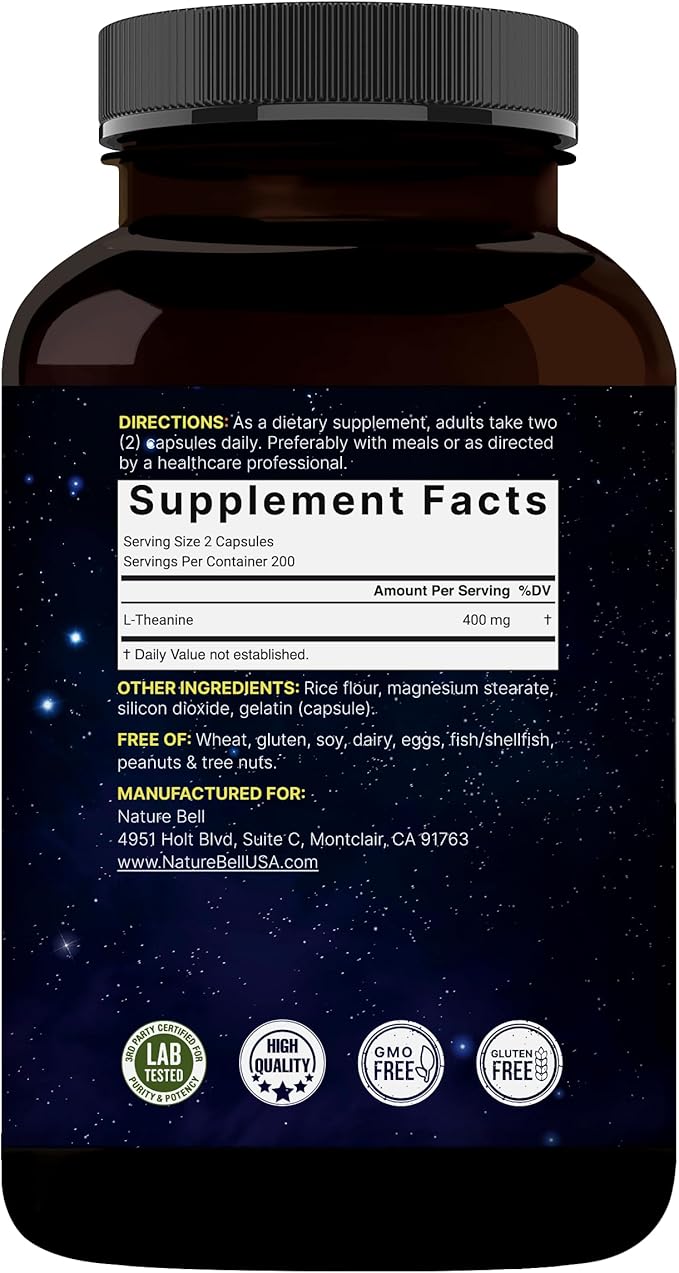 NatureBell L-Theanine Supplement - Image 7