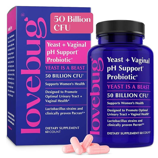 Lovebug Yeast and Vaginal Probiotics by LOVEBUG