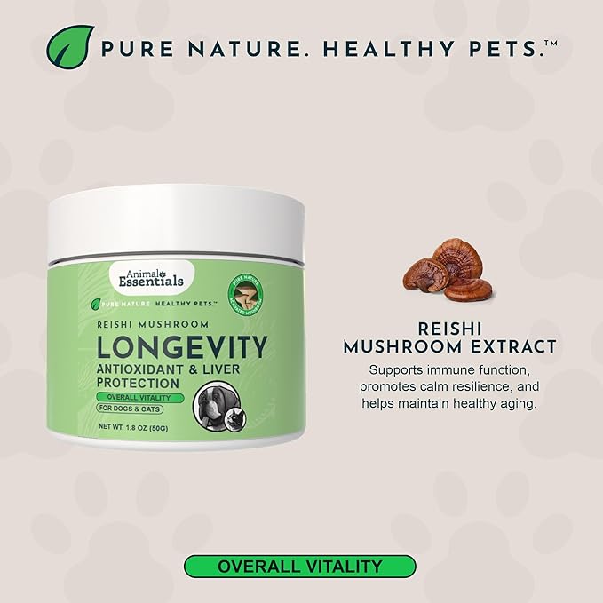 Animal Essentials LONGEVITY Reishi Mushroom Supplement - Image 4