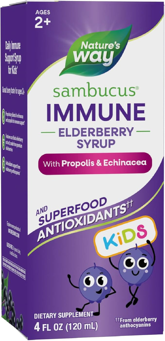 Nature's Way Sambucus Elderberry Immune Syrup by NaturesWay%C2%AE
