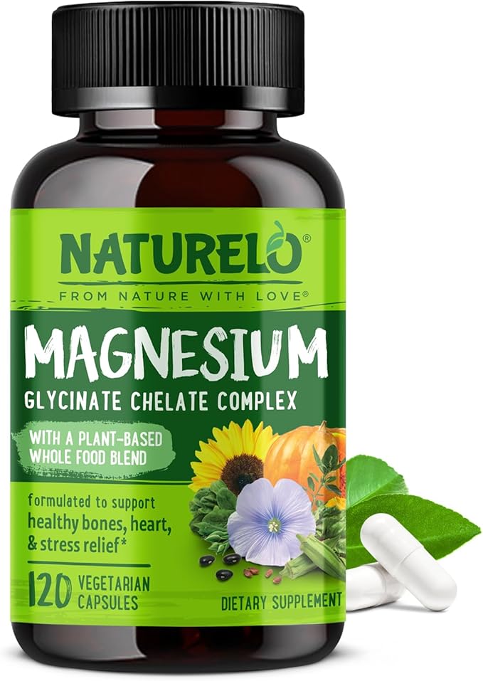 NATURELO Magnesium Glycinate Chelate Complex by NATURELO