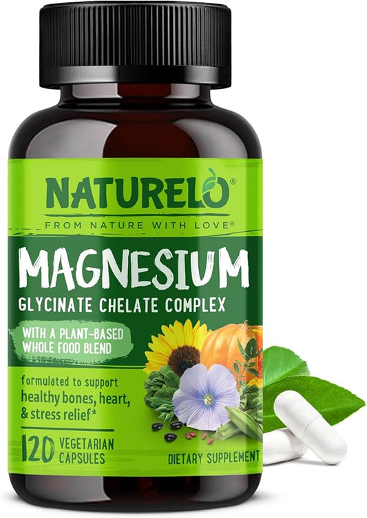NATURELO Magnesium Glycinate Chelate Complex by NATURELO