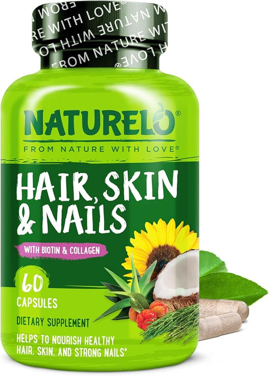 NATURELO Hair, Skin and Nails Vitamins by NATURELO