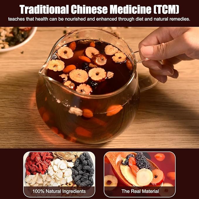 Kidney Tea 30 Bags Ginseng Six Treasure Tea Formula Traditional Chinese Herbal - Image 5
