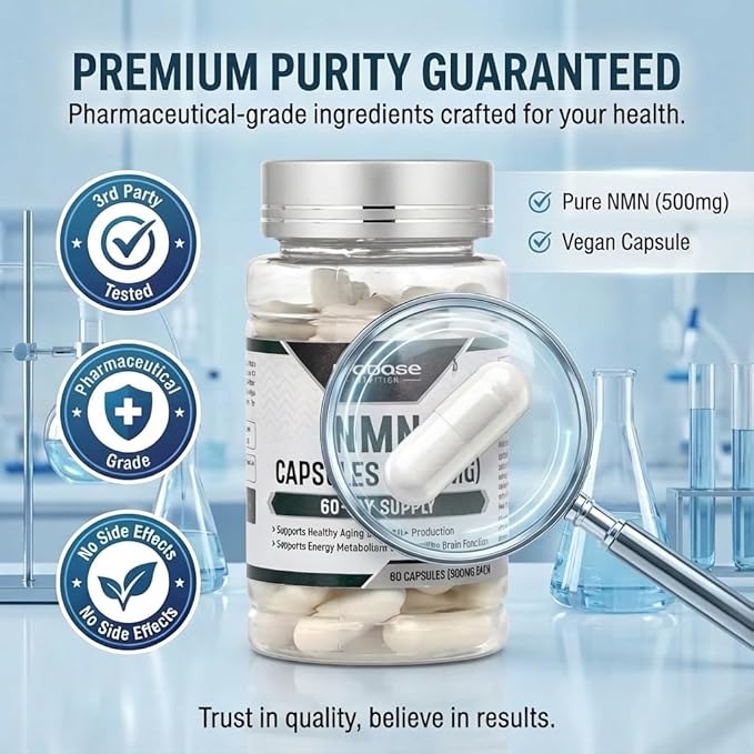 Probase Nutrition Longevity Pure NMN Capsules 60 Count - Image 8