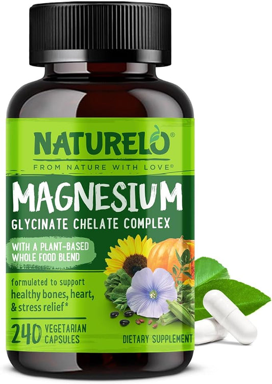 NATURELO Magnesium Glycinate Chelate Complex by NATURELO