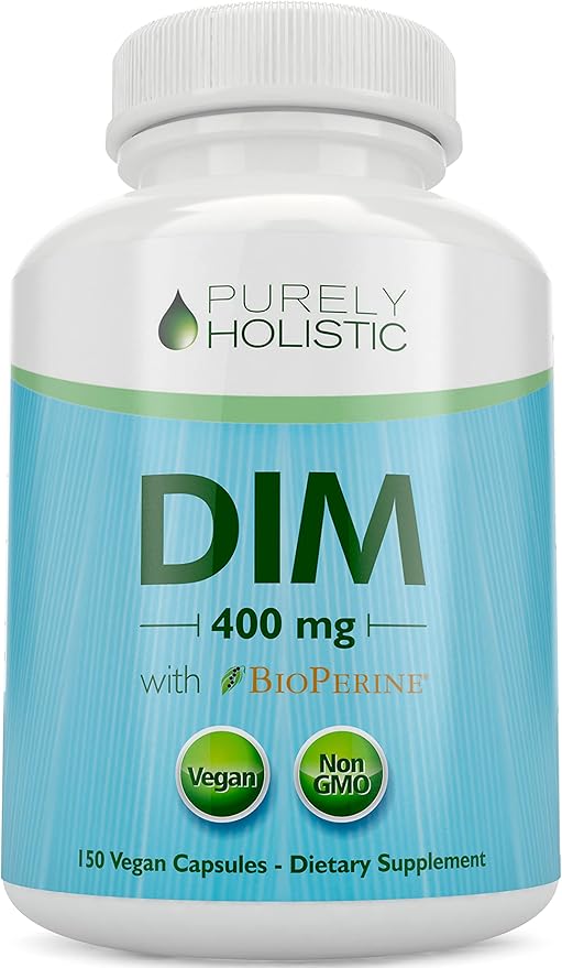 Purely Holistic DIM Supplement 400mg Plus Bioperine by PurelyHolistic
