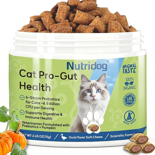 Cat Probiotic for Digestive & Gut Health by Nutridog