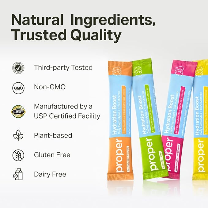 Proper Hydration Sticks – Electrolyte Powder Drink Mix Packets - Image 5
