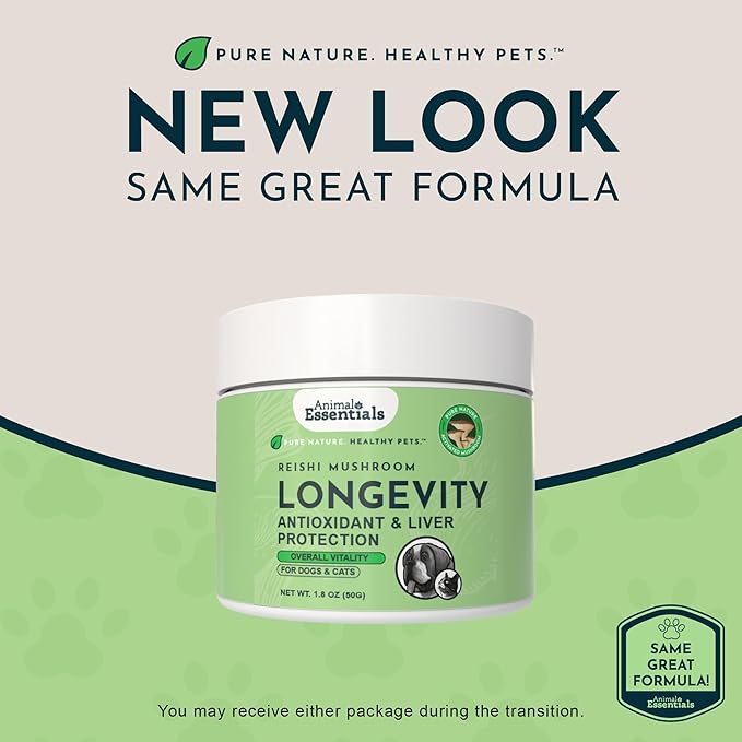 Animal Essentials LONGEVITY Reishi Mushroom Supplement - Image 2