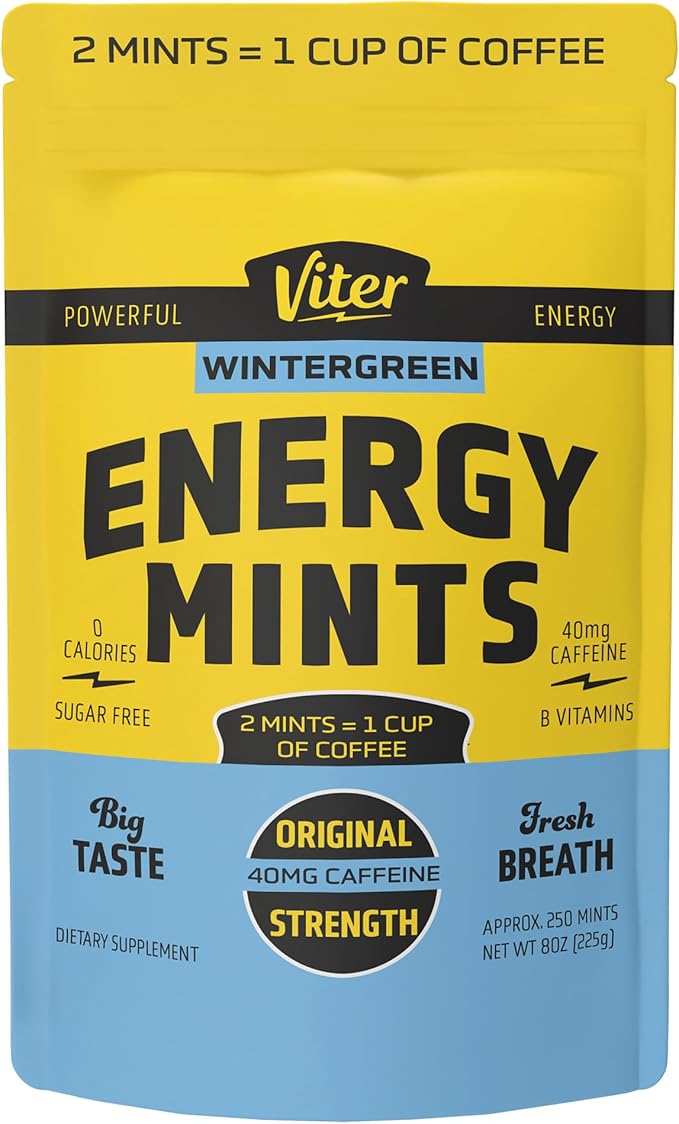 Viter Energy 40mg Caffeine Mints by ViterEnergy
