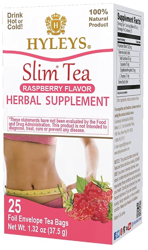 Hyleys Slim Tea Raspberry Flavor by HYLEYSTEA