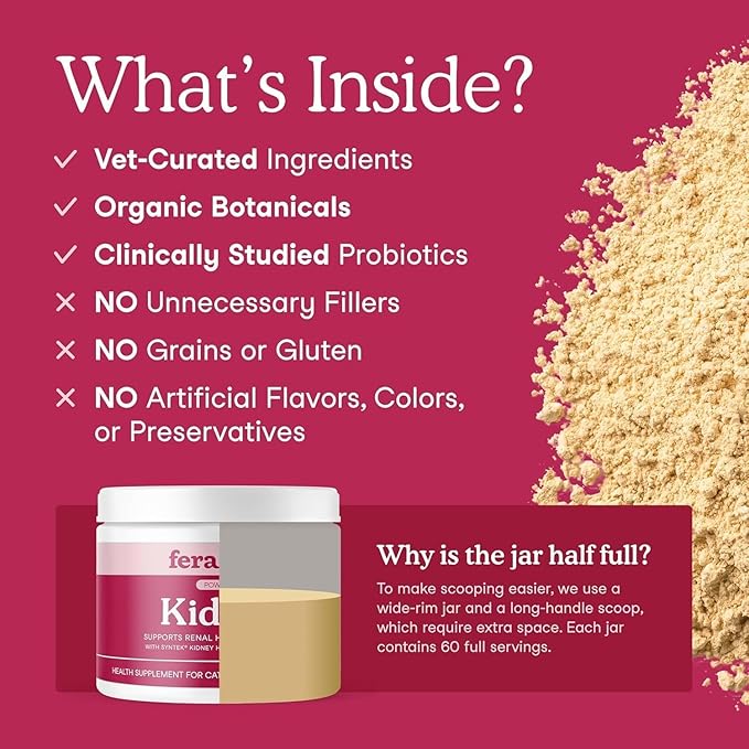 Fera Pets Cat Kidney Support Powder - Image 3