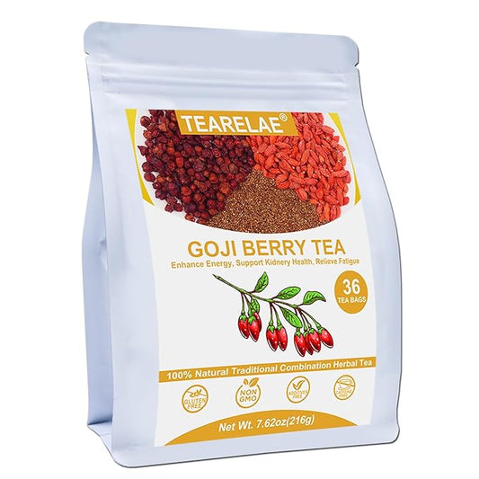 TEARELAE - Five Flavors Goji Berry Tea Bags - 6g x 36 Count - Traditional by TEARELAE