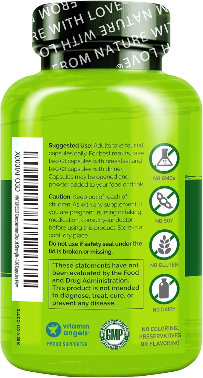 NATURELO Glucosamine Chondroitin MSM - Image 7
