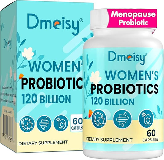 Menopause Supplements for Women, 120 Billion CFU Probiotic, 13-in-1 Herbs by DmeisyLLC