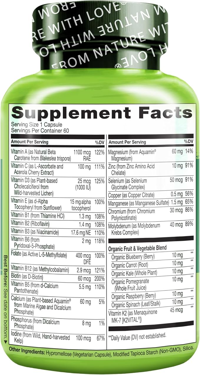 NATURELO Mens Multivitamins for Men 50+ - Image 8