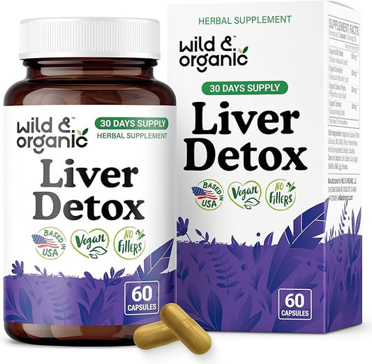 Wild & Organic Liver Detox Cleanse Capsules by WildOrganic