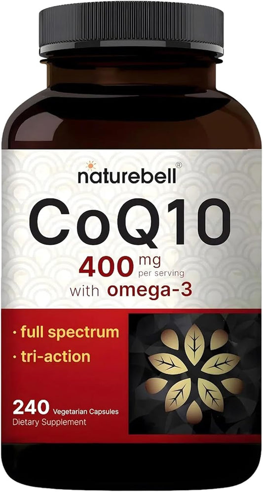 NatureBell CoQ10 400mg with Omega-3-240 Capsules by NATUREBELLINC