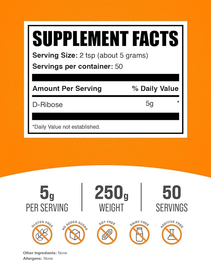 BulkSupplements.com D-Ribose Powder - Image 2
