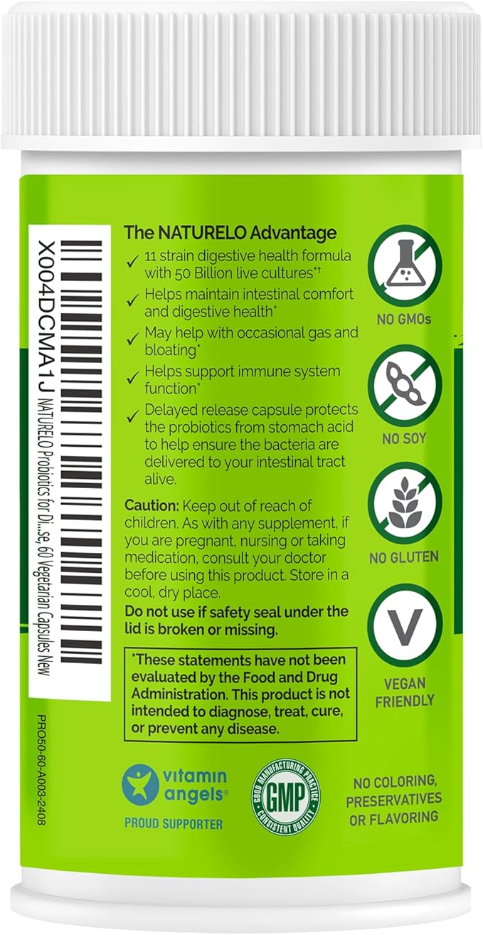 NATURELO Probiotics for Digestive Health - Image 7