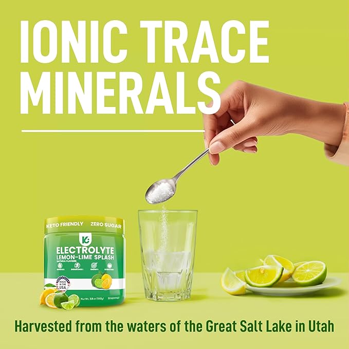 Keppi Electrolytes Powder – Lemon Lime Flavor 50 Servings – No Sugar Hydration - Image 5