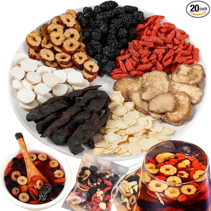 Kidney Tea Formula Ginseng Six Treasure Tea, Te Renal Herbal, Ginseng Five by Megacephalus