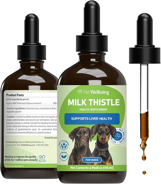 Pet Wellbeing Milk Thistle for Dogs by PetWellbeing