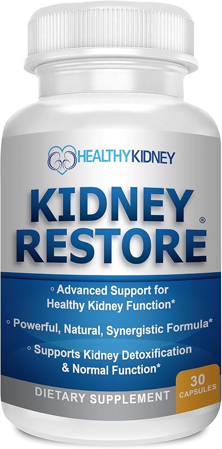 Kidney Restore: Kidney Health Supplement, Kidney Cleanse Detox & Repair Formula by KidneyRestore
